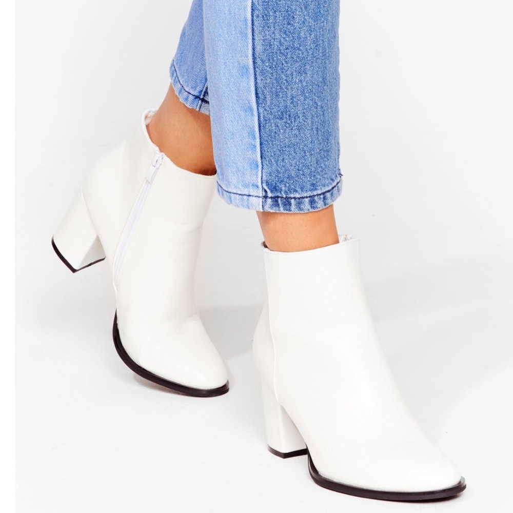 White Booties